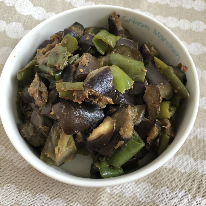 【ホットクック】茄子とピーマンの味噌炒め